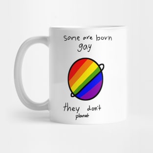 Gay planet pun Mug